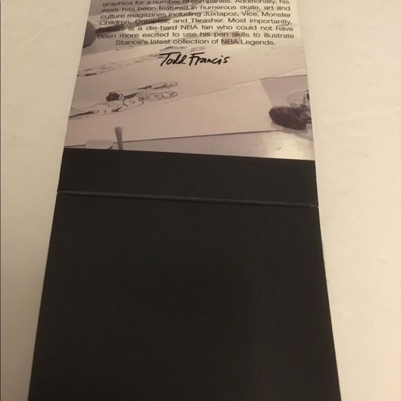 Steph Curry Stance NBA Legends Socks Men’s Sz 9-12 NEW - Picture 3 of 3